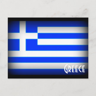 Postal Bandera de Grecia Oscura