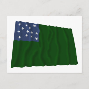 Postal Bandera de Green Mountain Boys