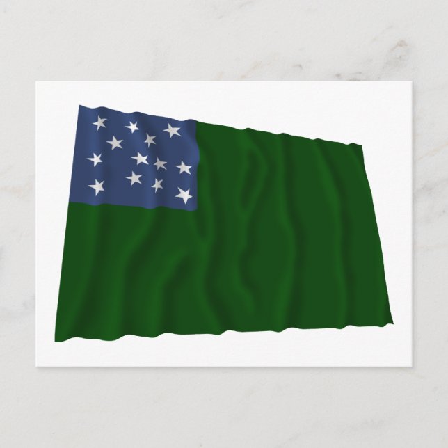 Postal Bandera de Green Mountain Boys (Anverso)