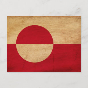 Postal Bandera de Groenlandia