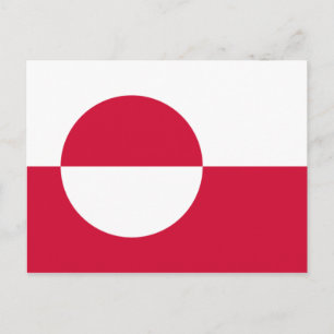 Postal Bandera de Groenlandia