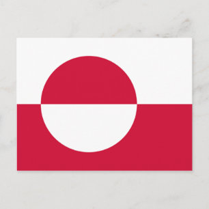 Postal Bandera de Groenlandia