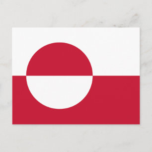 Postal Bandera de Groenlandia