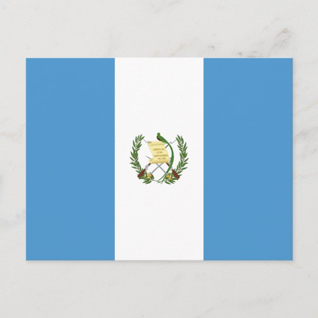 Postal Bandera de Guatemala (Anverso)
