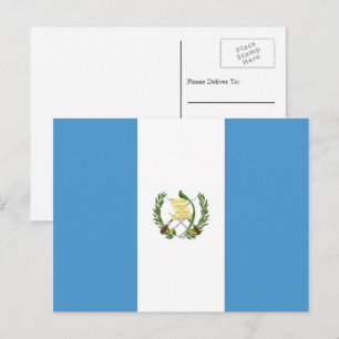 Postal Bandera de Guatemala
