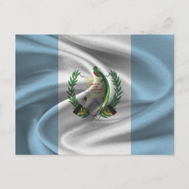 Postal Bandera de Guatemala (Anverso)