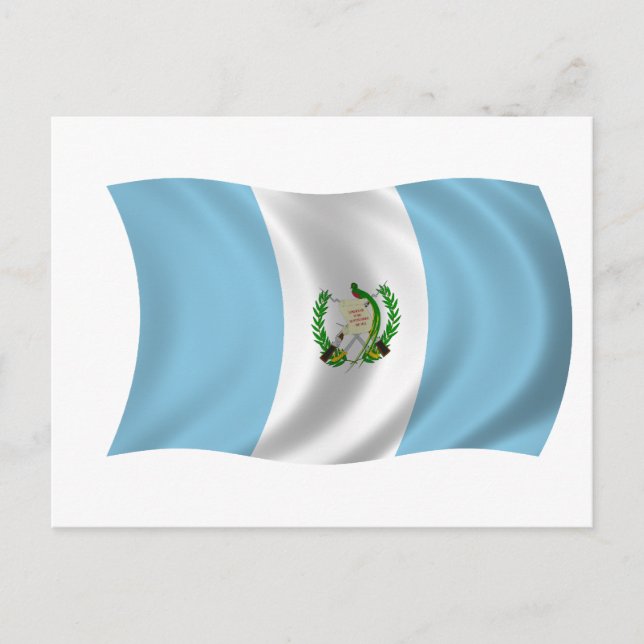 Postal Bandera de Guatemala (Anverso)