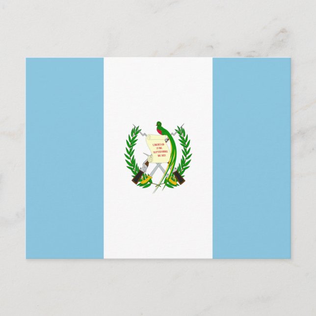 Postal Bandera de Guatemala (Anverso)