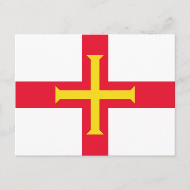 Postal Bandera de Guernsey (Anverso)