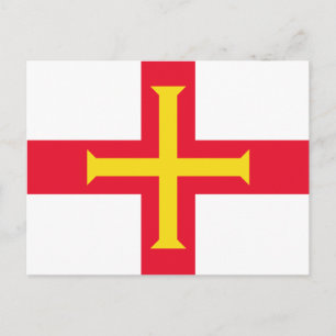 Postal Bandera de Guernsey