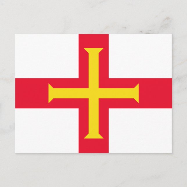Postal Bandera de Guernsey (Anverso)