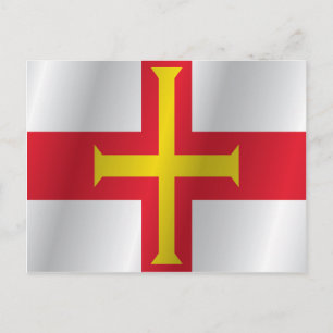 Postal Bandera de Guernsey