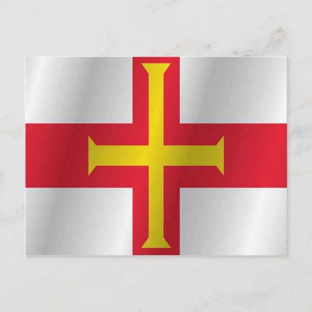 Postal Bandera de Guernsey (Anverso)