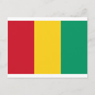 Postal Bandera de Guinea