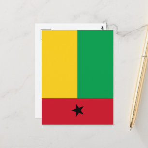 Postal Bandera de Guinea-Bissau
