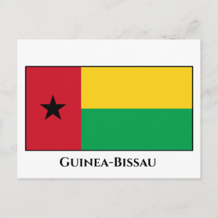 Postal Bandera de Guinea-Bissau
