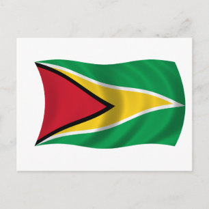 Postal Bandera de Guyana