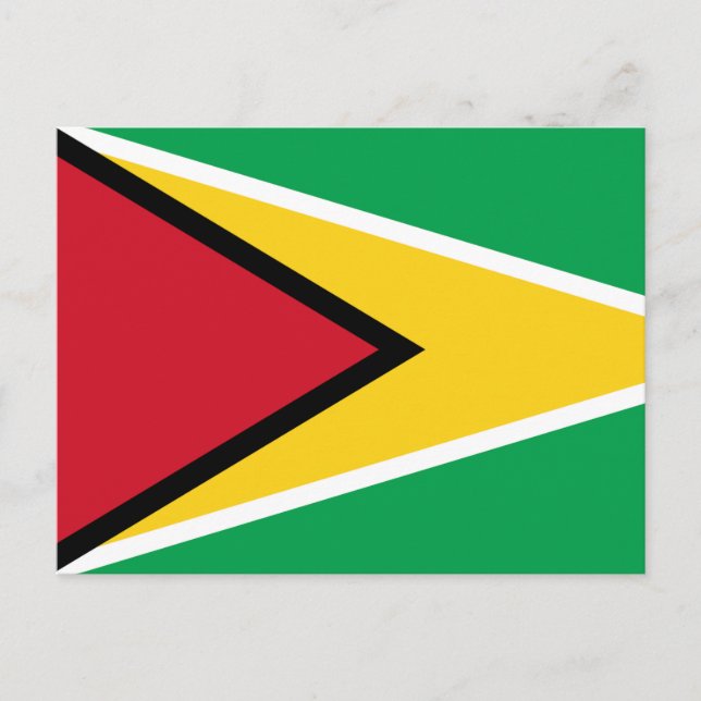 Postal Bandera de Guyana (Anverso)