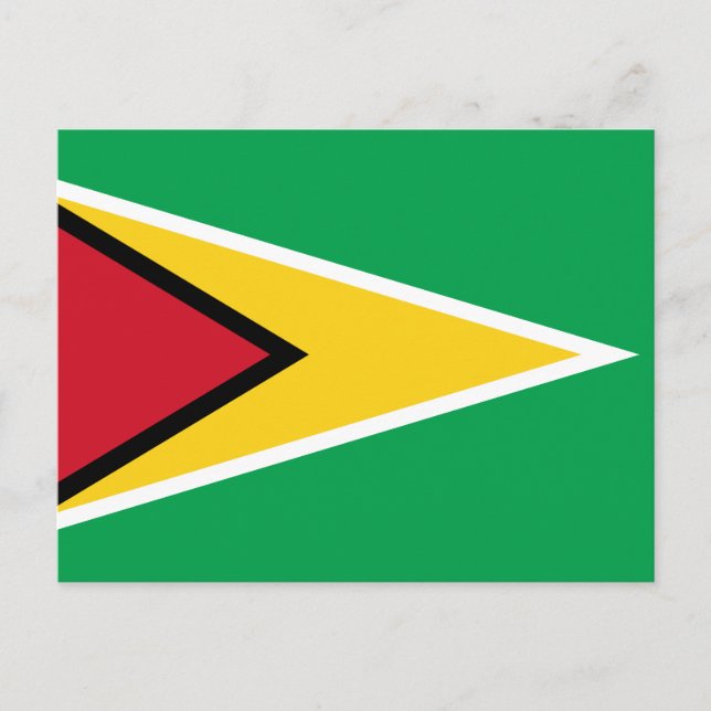 Postal Bandera de Guyana (Anverso)
