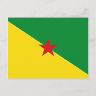 Postal Bandera de Guyane GF