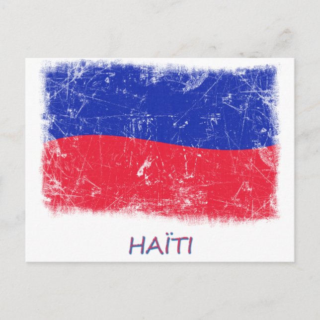 Postal Bandera de Haití (Anverso)