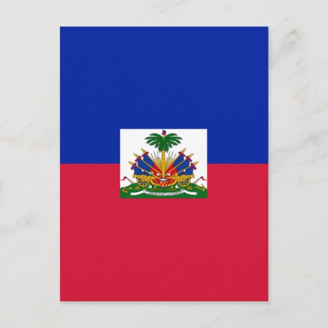 Postal Bandera de Haití (Anverso)