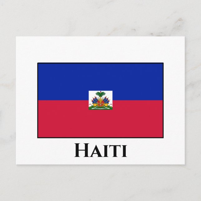 Postal Bandera de Haití (haitiana) (Anverso)