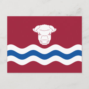 Postal Bandera de Herefordshire (condado del Reino Unido)