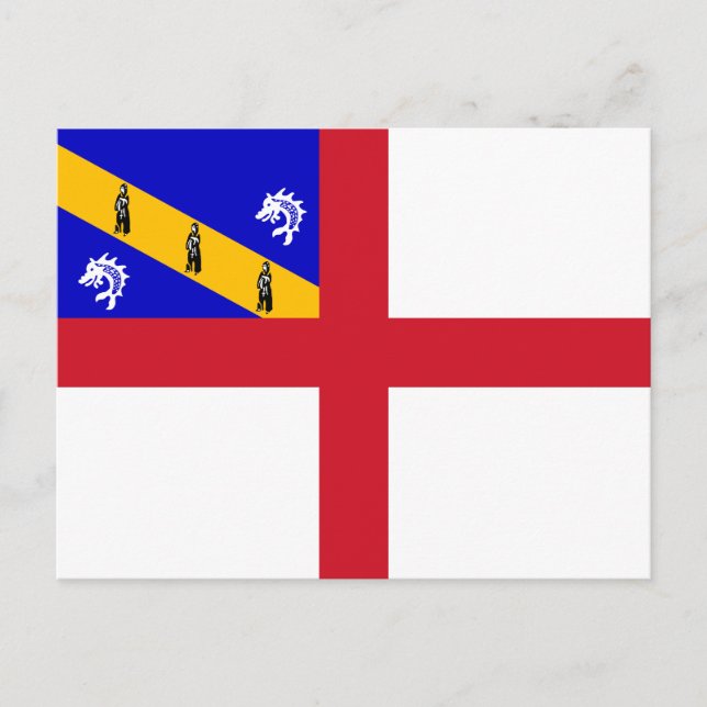 Postal Bandera de Herm (Anverso)