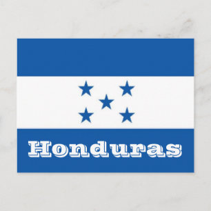 Postal Bandera de Honduras