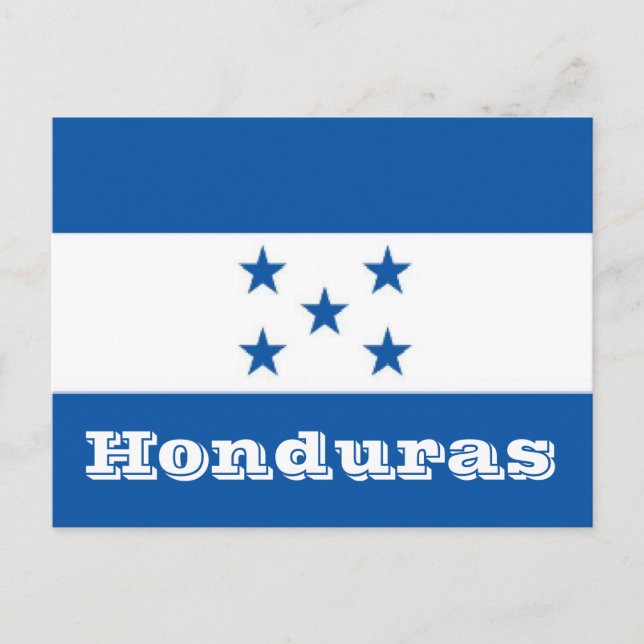 Postal Bandera de Honduras (Anverso)