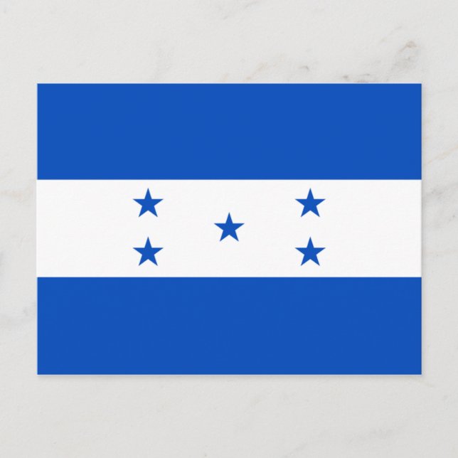 Postal Bandera de Honduras (Anverso)