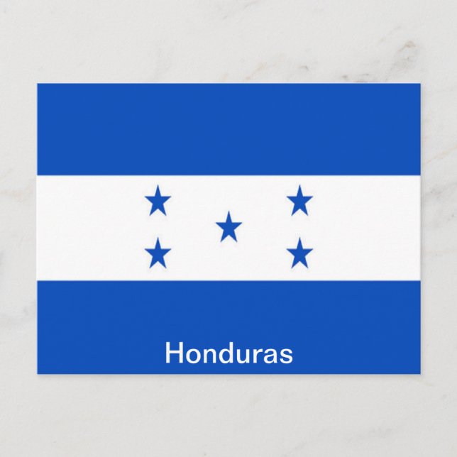 Postal Bandera de Honduras (Anverso)