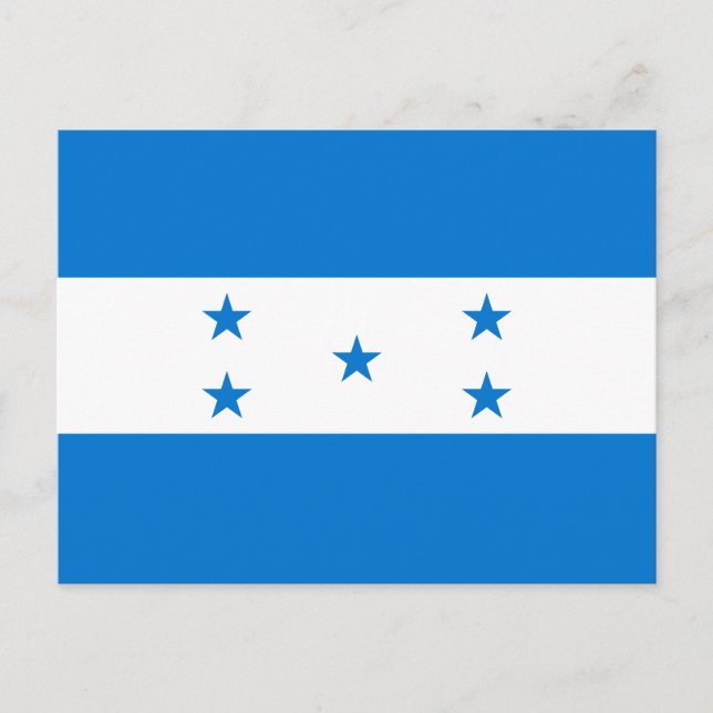 Postal Bandera de Honduras (Anverso)