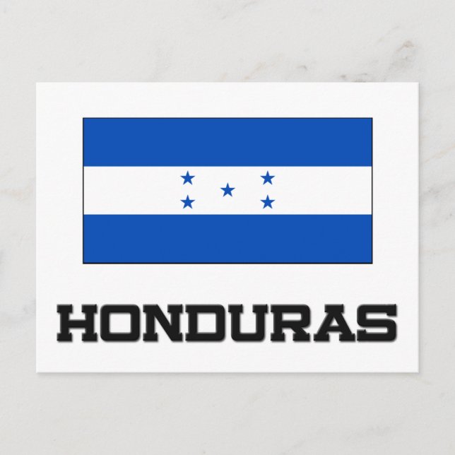 Postal Bandera de Honduras (Anverso)