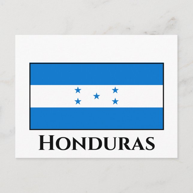 Postal Bandera de Honduras (Anverso)