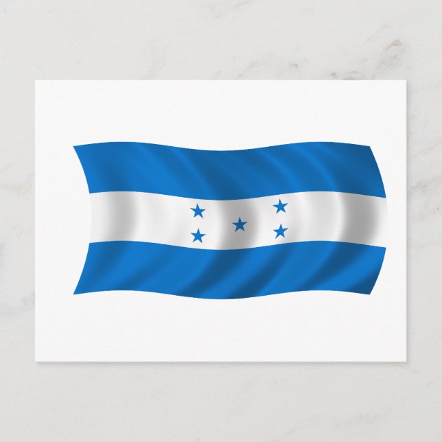 Postal Bandera de Honduras (Anverso)