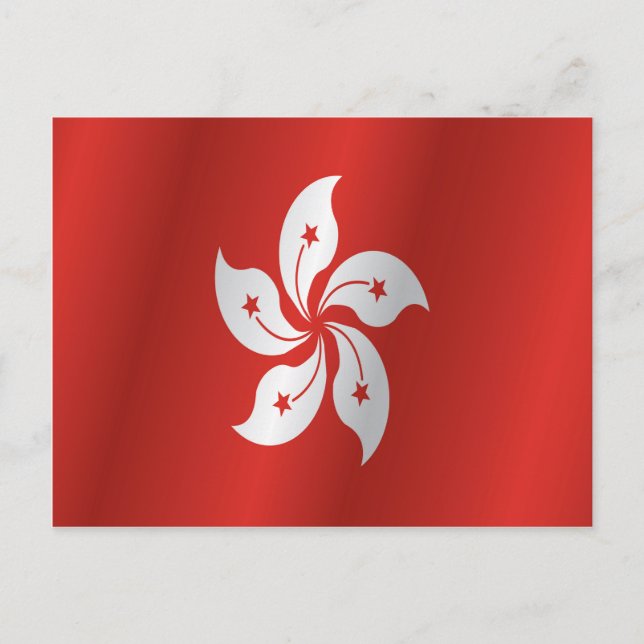 Postal Bandera de Hong Kong (Anverso)