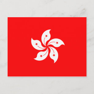 Postal Bandera de Hong Kong