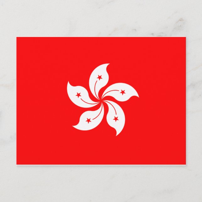 Postal Bandera de Hong Kong (Anverso)