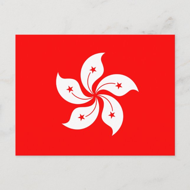 Postal Bandera de Hong Kong (Anverso)