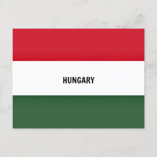 Postal Bandera de Hungría