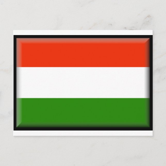 Postal Bandera de Hungría (Anverso)