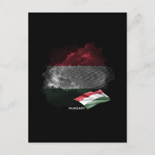 Postal bandera de Hungría
