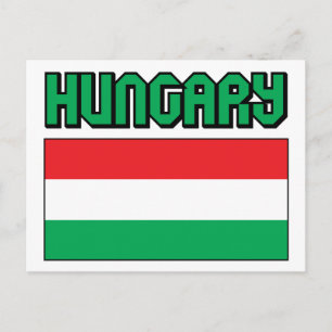 Postal Bandera de Hungría