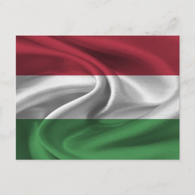 Postal Bandera de Hungría (Anverso)