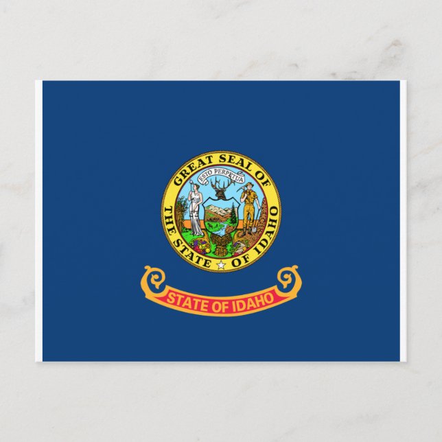 Postal Bandera de Idaho (Anverso)