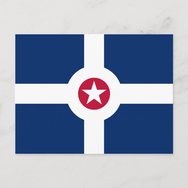 Postal Bandera de Indianápolis (Anverso)