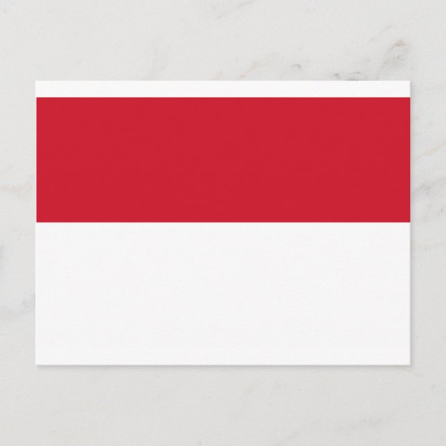 Postal Bandera de Indonesia (Anverso)