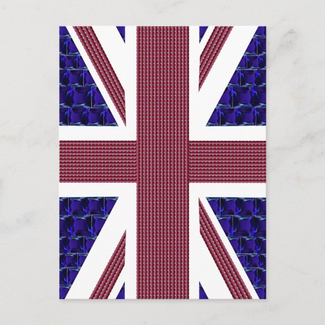 Postal Bandera de Inglaterra, Bandera de Gran Bretaña (Anverso)